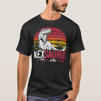 Camiseta Ale Saurus Dinosaurio Personalizado T Re Name Chri