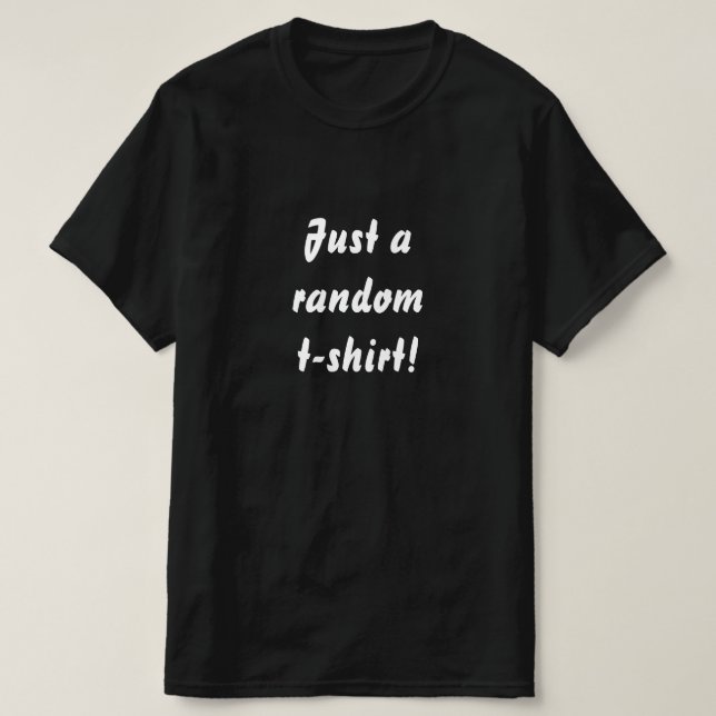 Camiseta Aleatoria (Diseño del anverso)