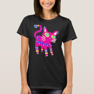 Camiseta Alebrijes Fantasy Escultura animal figurada Cat Ki