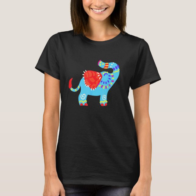 Camiseta Alebrijes Fantasy Figure Animal Sculpture Elephant (Anverso)