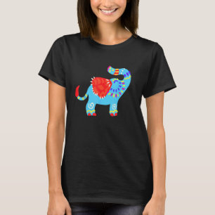 Camiseta Alebrijes Figura de fantasía Elefante de escultura