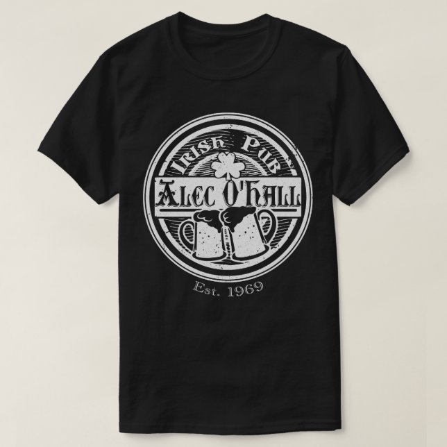 Camiseta Alec OHall Irish Pub (Diseño del anverso)