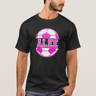 Camiseta Alee Name Chicas Soccer Play Football Sports Fan B
