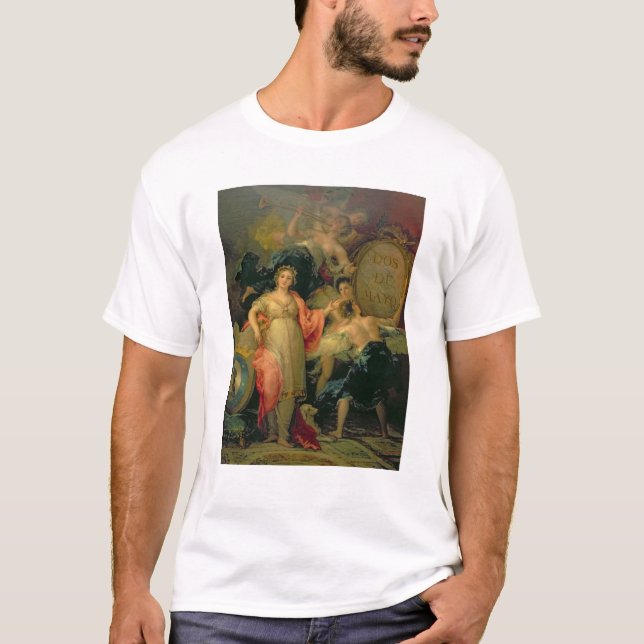 Camiseta Alegoría de la ciudad de Madrid, 1810 (Anverso)