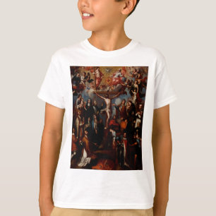 Camiseta Alegoría de la crucifixión con santos jesuitas