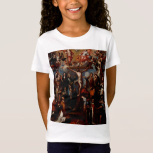 Camiseta Alegoría de la crucifixión con santos jesuitas