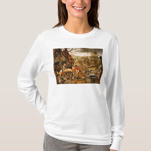 Camiseta Alegoría del otoño (Anverso)