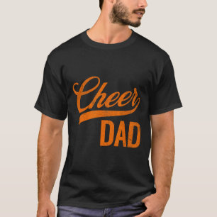 Camiseta Alegra Papá Naranja Porristas Coincidentes Padres 