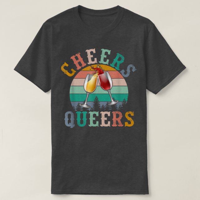 Camiseta Alegre a los queers (Diseño del anverso)