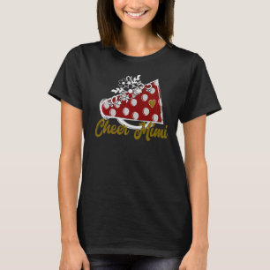 Camiseta Alegre a Mimi Maroon Megaphone con Acc de flor de