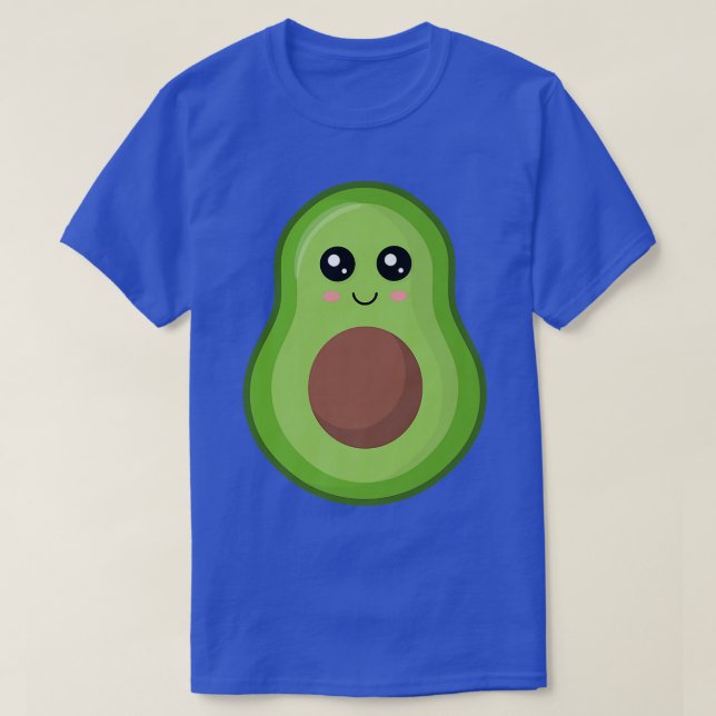 Camiseta Alegre aguacate de bebé con lindos ojos de google (Diseño del anverso)