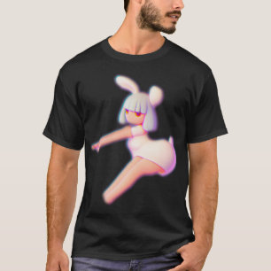 Camiseta Alegre animador Cute Bunny Flyer