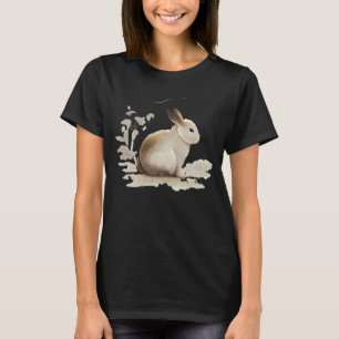 Camiseta Alegre de conejo de conejo de estilo chino