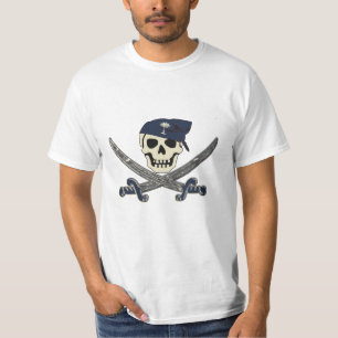 Camiseta alegre de Rogelio del pirata de Carolina