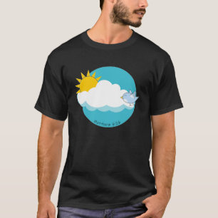 Camiseta Alegre diseño de diversión cristiana cutáneo versí