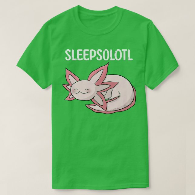 Camiseta Alegre divertido azul pastel aolotl salamandras me (Diseño del anverso)