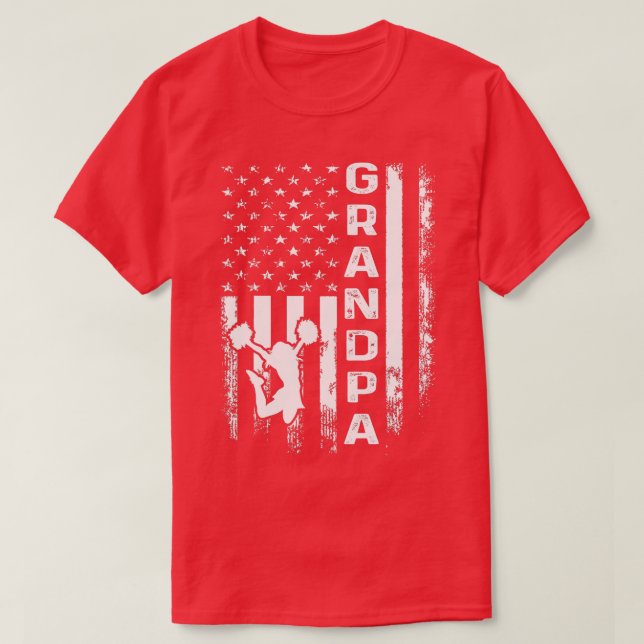 Camiseta Alegre la aclamación del abuelo de los Estados Uni (Diseño del anverso)