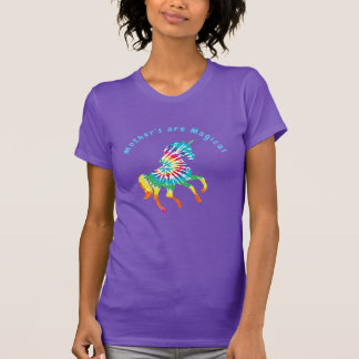 Camiseta Alegre, las madres de Unicornio arcoiris son mágic