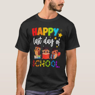 Camiseta Alegre Lechuza Cuta El Último Día De La Escuela