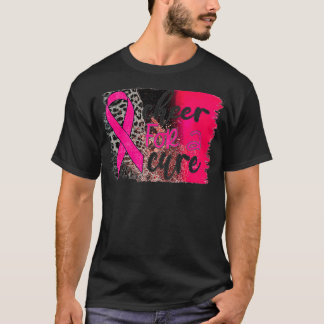 Camiseta Alegre leopardo de la conciencia sobre el cáncer d
