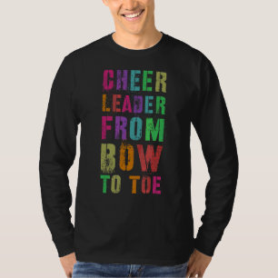 Camiseta Alegre Líder De Bow To Toers Animando Al Equipo Ch