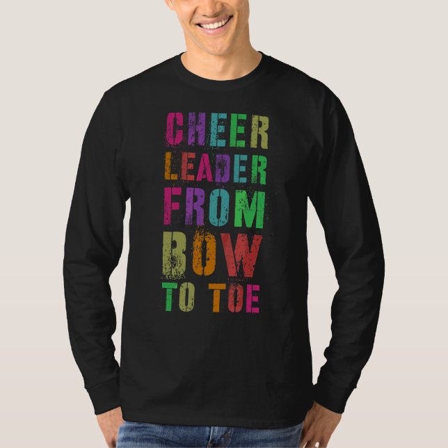 Camiseta Alegre Líder De Bow To Toers Animando Al Equipo Ch (Anverso)