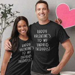 Camiseta Alegre monograma de pareja de citas divertidas de 