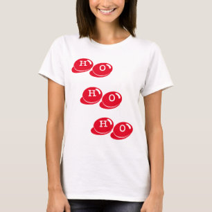 Camiseta alegre navidad ho ho
