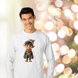 Camiseta Alegre niño Navidad Elf Men's Tee