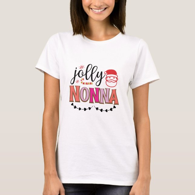 Camiseta Alegre Nonna - Navidad (Anverso)