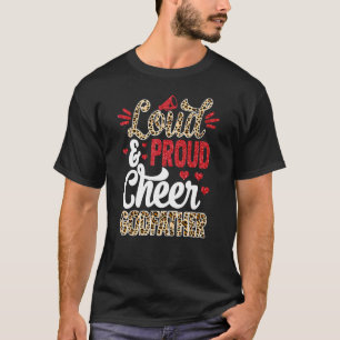 Camiseta Alegre Padrino Mayor Fan Impresión De Leopardo Y B