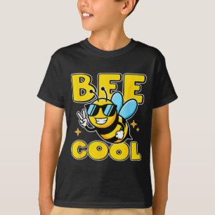 Camiseta Alegre personaje de abeja melífera divertido signo