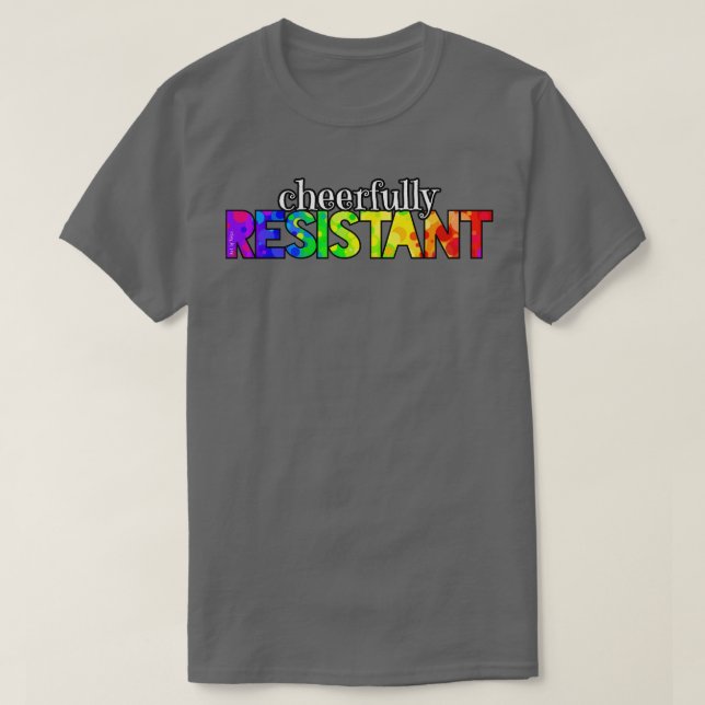 Camiseta Alegre Resistente (Diseño del anverso)