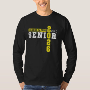 Camiseta Alegre Senior Cheer Senior 2026 Gradua