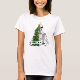 Camiseta Alegre y aterrador