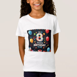 Camiseta Alegres Chicas del partido de cumpleaños 8