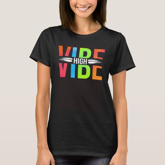 Camiseta Alegres obras de arte de Vibings Más Altos (Anverso)