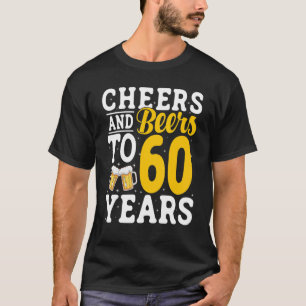 Camiseta Alegres y cervezas a 60 años Beer cerveza 60 años