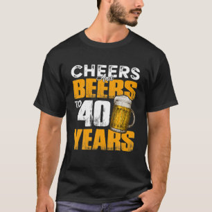 Camiseta Alegres Y Cervezas A Los 40 Años Funny