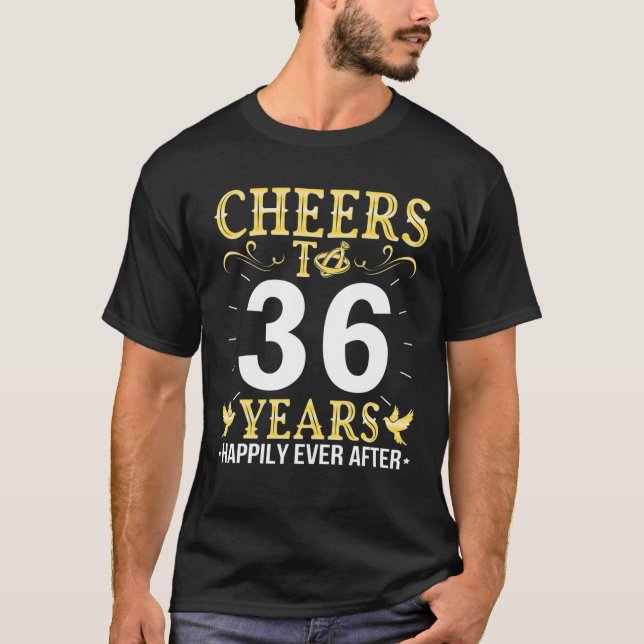 Camiseta Alegría A Los 36 Años Después Del Matrimonio (Anverso)