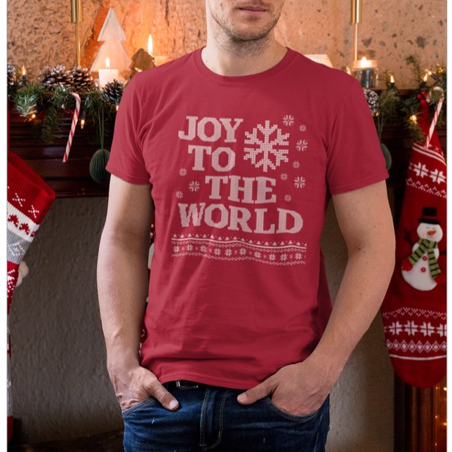 Camiseta Alegría a los Navidades de las Fiestas del Mundo (Subido por el creador)