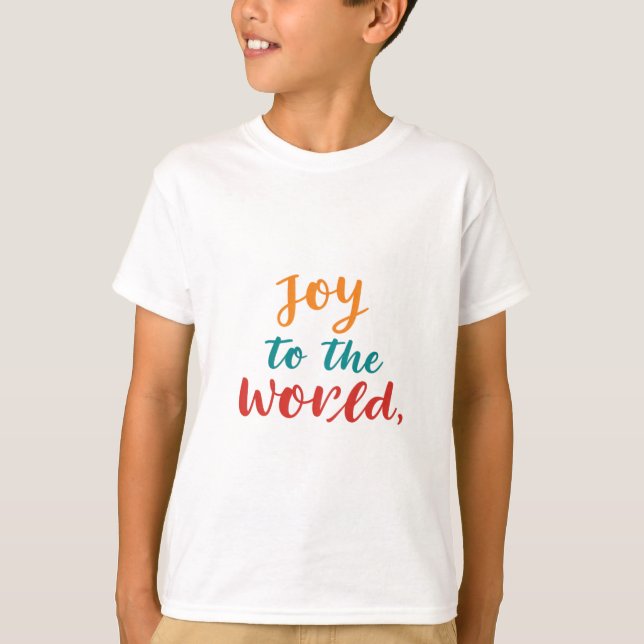 Camiseta Alegría al mundo (Anverso)