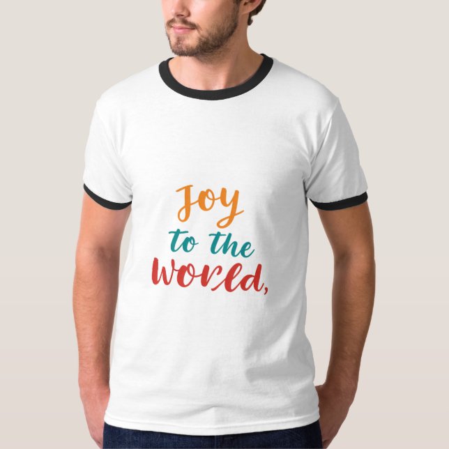 Camiseta Alegría al mundo (Anverso)