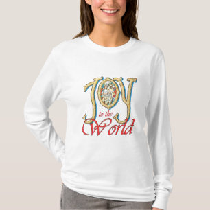 Camiseta Alegría al mundo con natividad del vitral