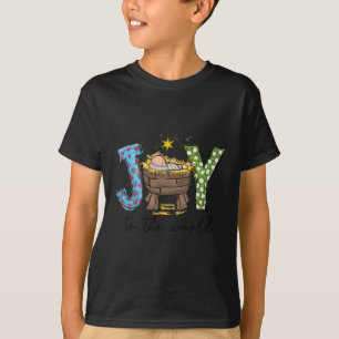 Camiseta Alegría Al Mundo Por Jesús Escena De La Natividad