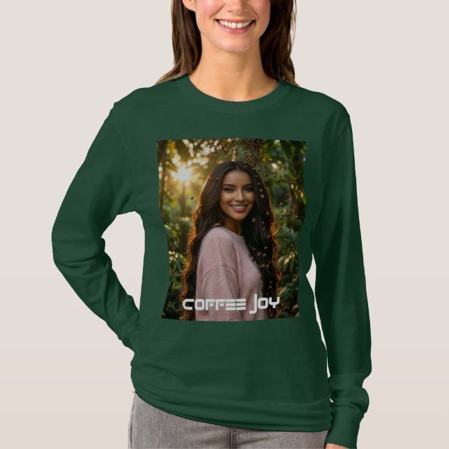 CAMISETA ALEGRÍA DE CAFÉ (Anverso)