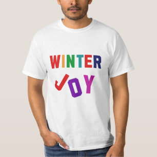 Camiseta Alegría de invierno - Coloridas Cartas acogedoras