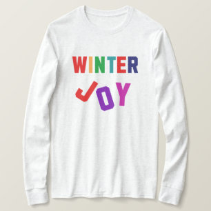 Camiseta Alegría de invierno - Coloridas Cartas acogedoras