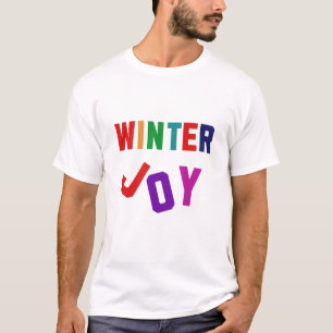 Camiseta Alegría de invierno - Coloridas Cartas acogedoras