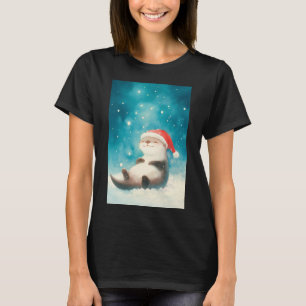 Camiseta Alegría de la Nutria en Navidad
